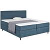 Boxspring Krevet Kleopatra - plava, Konvencionalno, drvni materijal/tekstil (180/200cm) - Modern Living