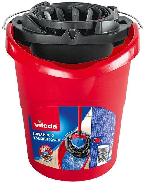 Vödör Vileda Supermocio - piros, Konventionell, műanyag (15l) - Vileda