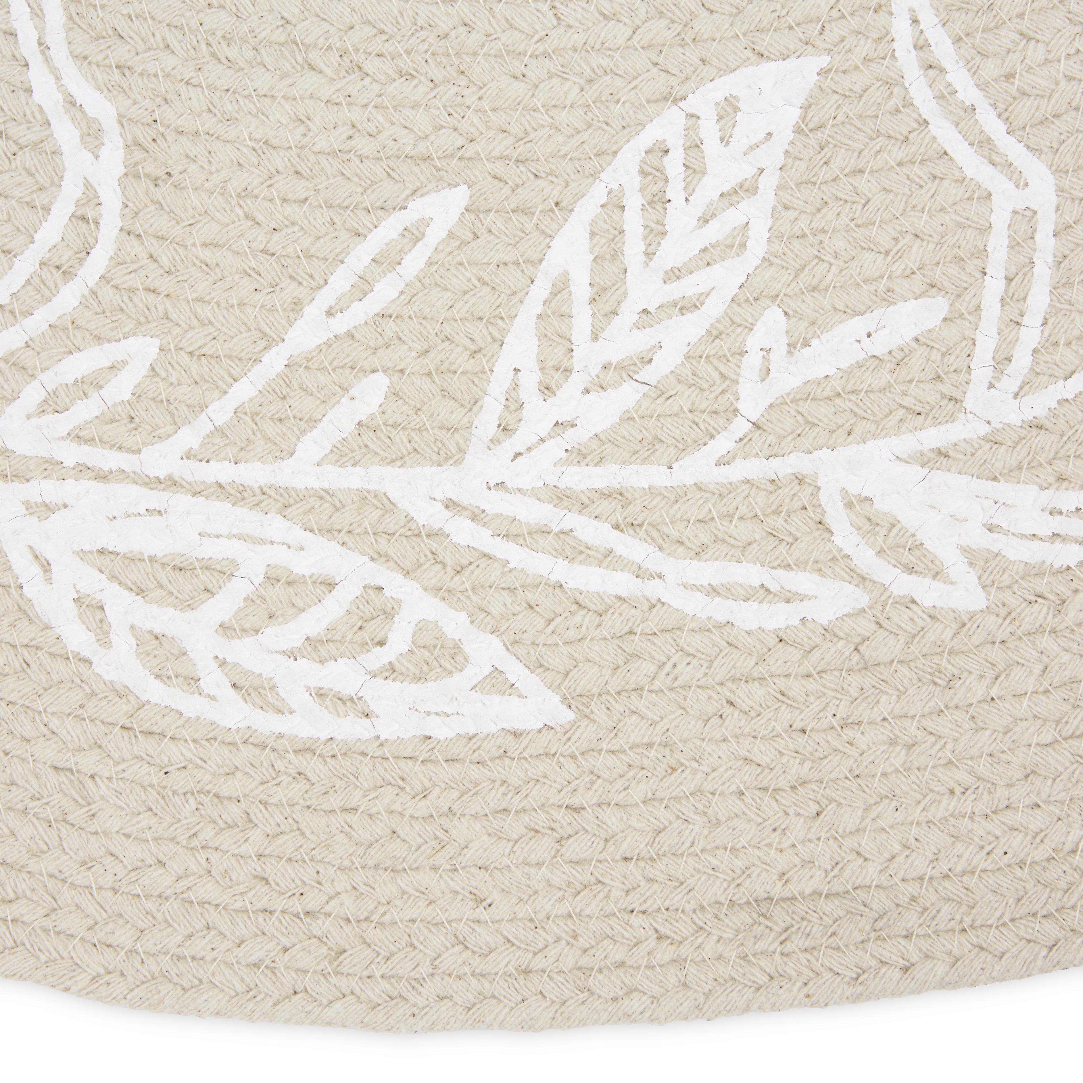 FLATVÄVD MATTA MATEA - ljusbrun, textil (100cm) - Modern Living