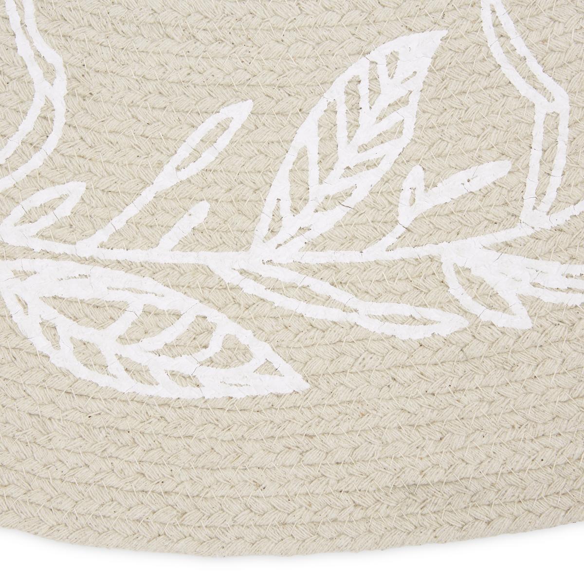 Flachwebeteppich Mila in Hellbraun ca.100cm - Hellbraun, Textil (100cm) - Modern Living