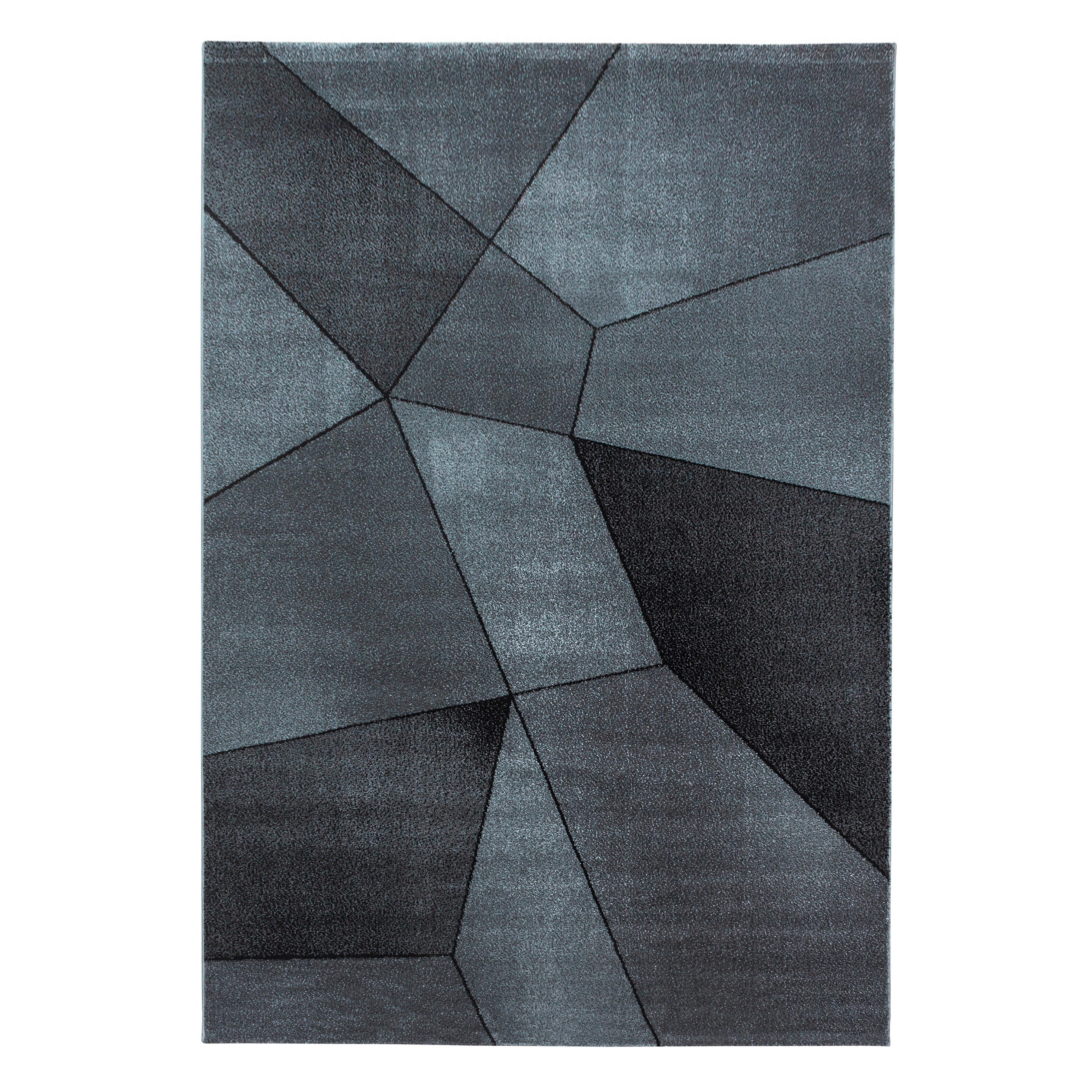 Webteppich Beta Grau ca. 80x250cm - Grau, Basics, Textil (80/250cm) - Novel