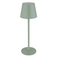 Stolna Punjiva Svjetiljka Zelena Boja - svijetlo zelena, Design, metal/plastika (11,5/36cm) - Globo