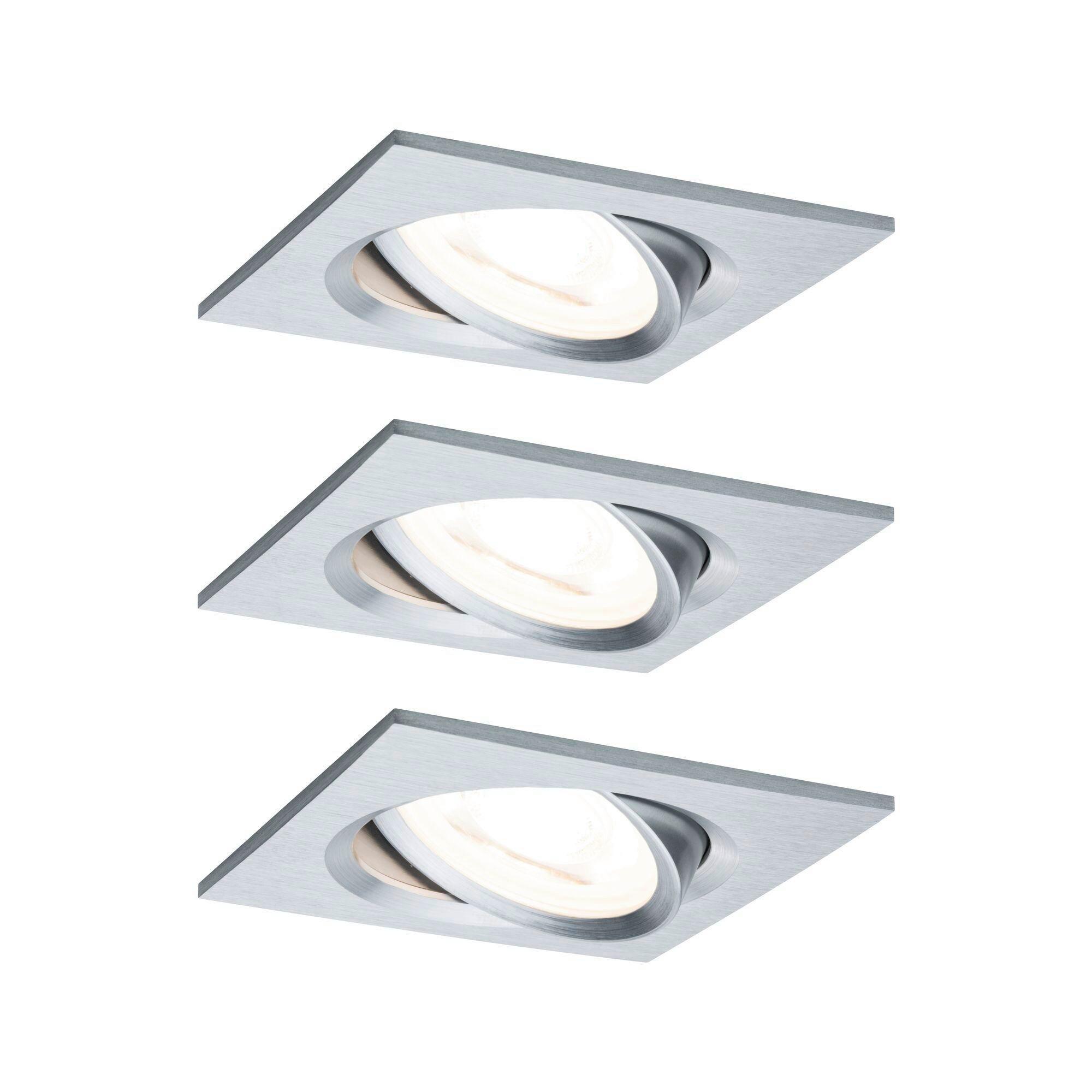 Deckenleuchte Nova in Alufarben max. 6,5 Watt - Basics (8,4cm) - Paulmann