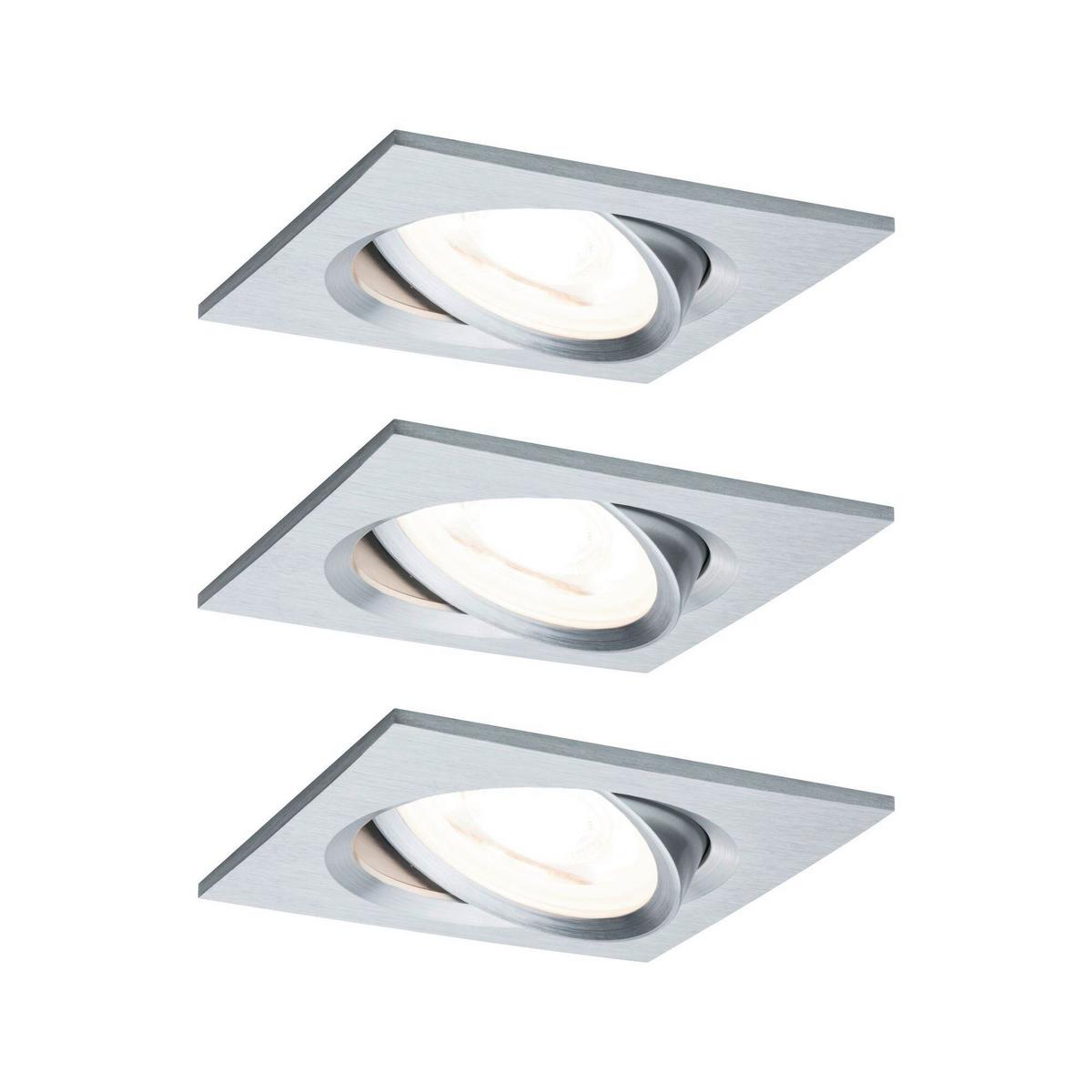 Deckenleuchte Nova in Alufarben max. 6,5 Watt - Basics (8,4cm) - Paulmann