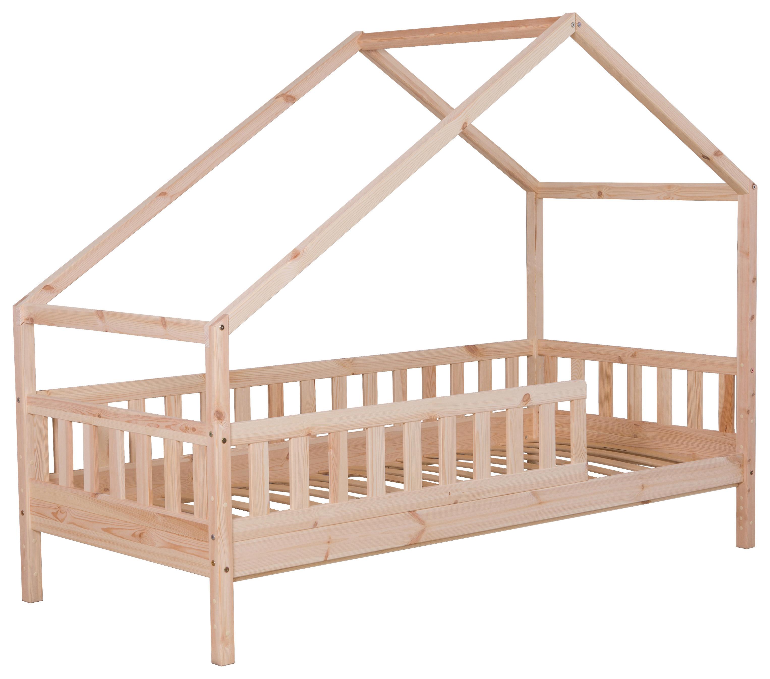 Hausbett Lou ca. 140x200 cm Holz - Naturfarben, MODERN, Holz (140/200cm) - MID.YOU