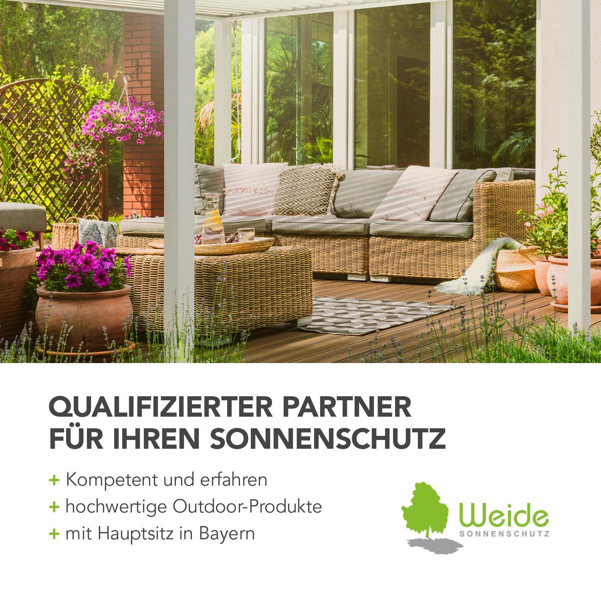 PERGOLA DELUXE 3X6M WEISS - Weiss, Basics, Metall (600/255/300cm) - Gardenson