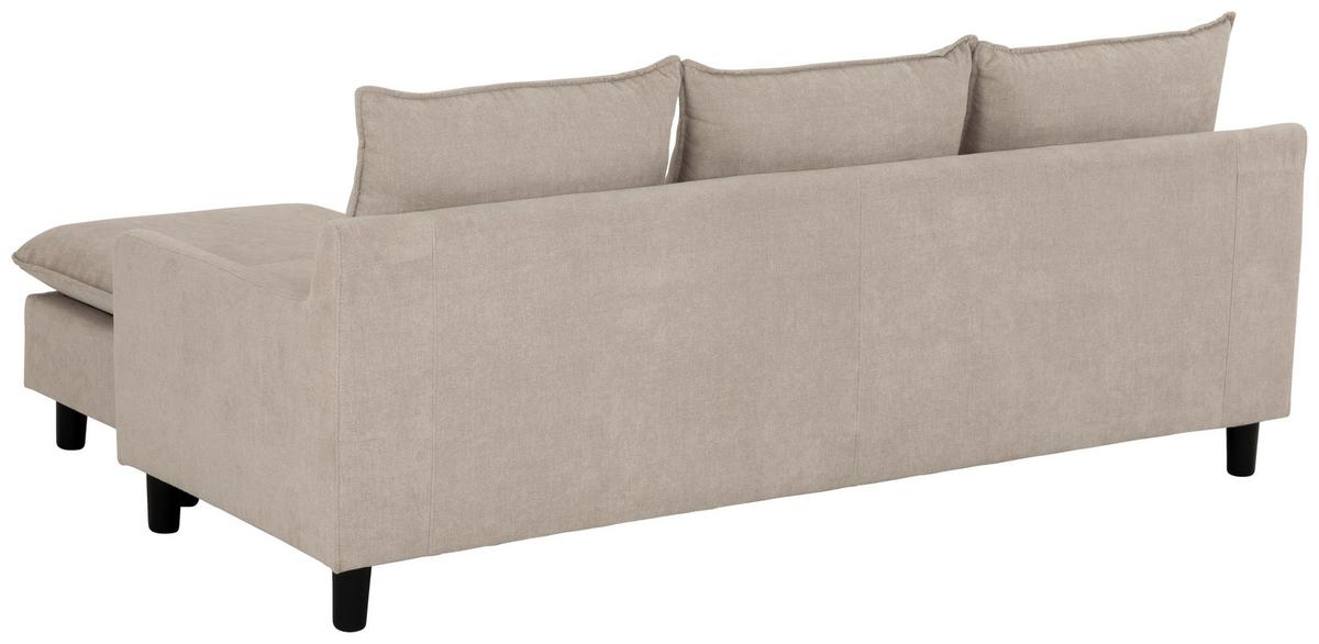 Sedežna Garnitura Milly, Bež - črna/bež, Moderno, umetna masa/tekstil (207/138cm) - P & B