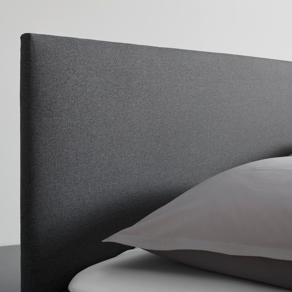 Boxbett Lucy 2 ca.180x200cm Grau mit Topper - Schwarz/Grau, MODERN, Holz/Holzwerkstoff (180/200cm) - Bessagi Home
