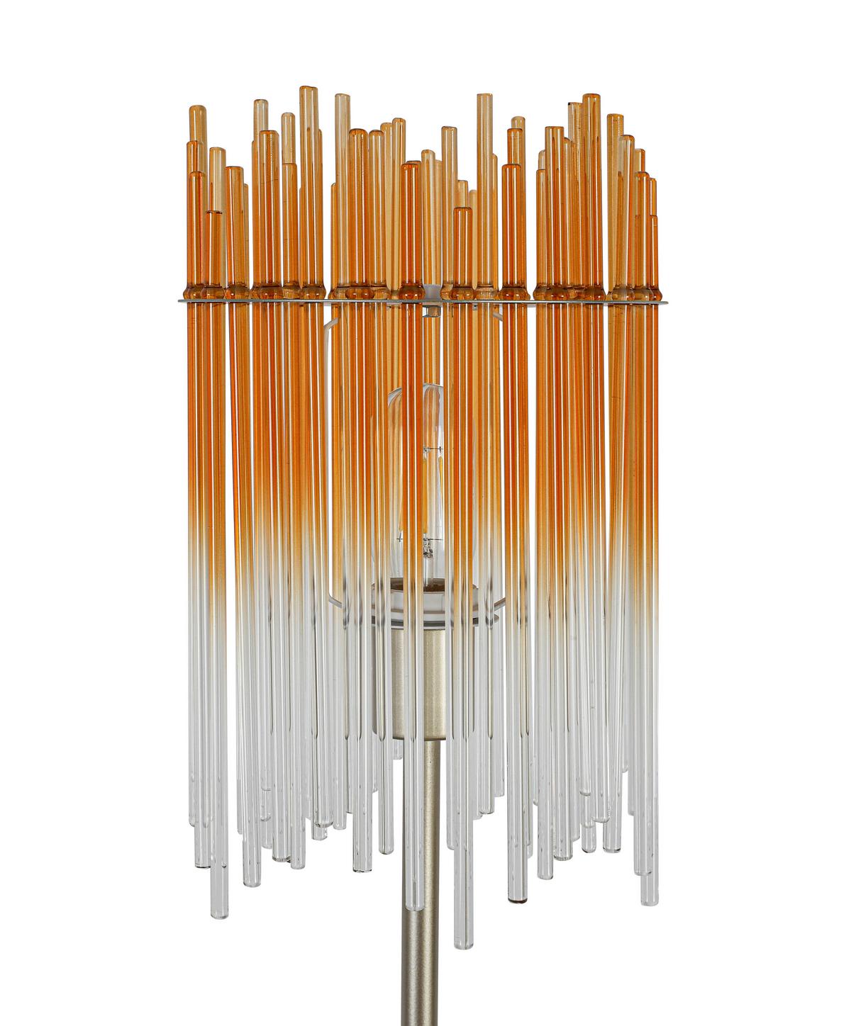 Függőlámpa Stab 3 Égős - Pezsgő/borostyánszínű, Modern, műanyag/üveg (81/20/150cm)