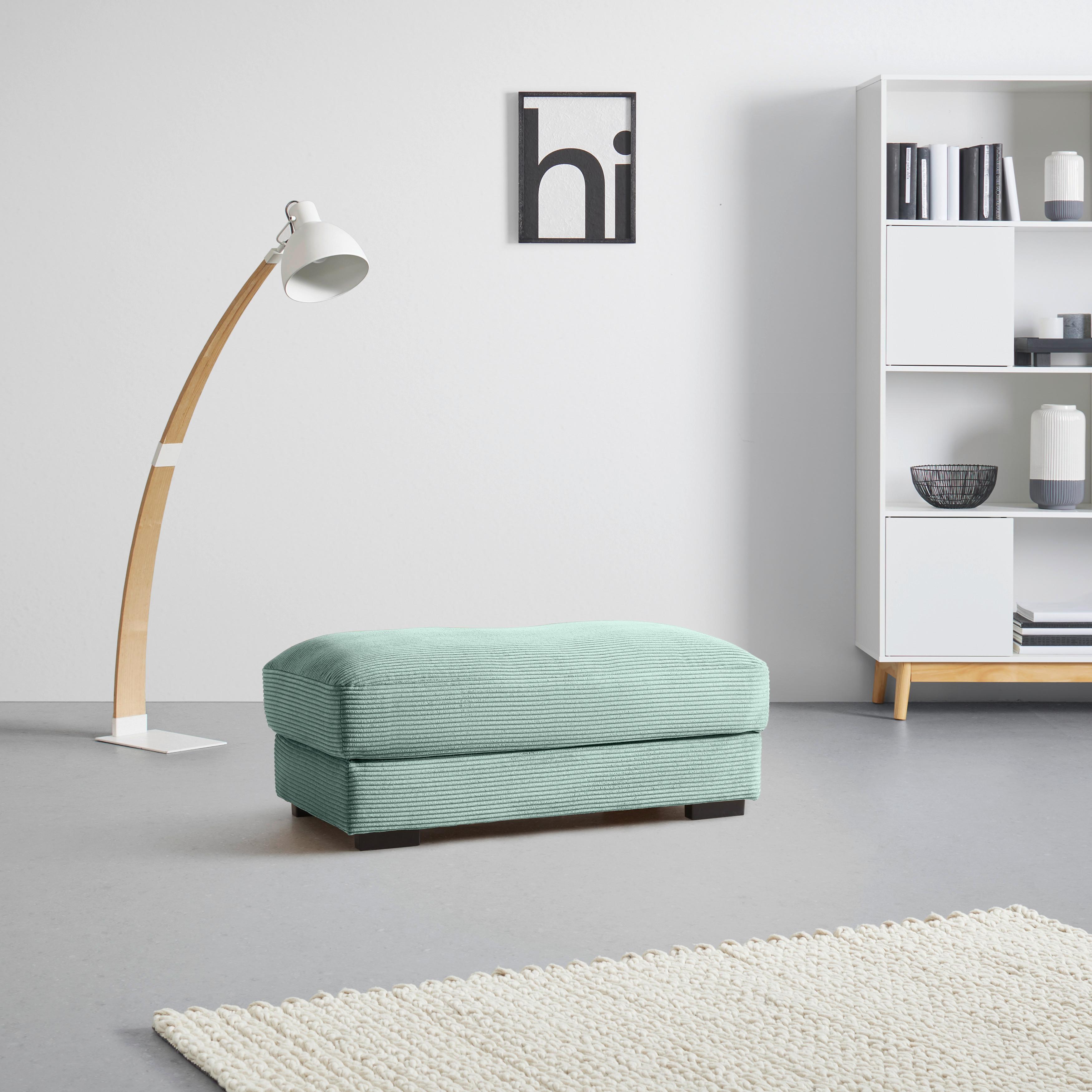 Hocker Pedro Türkis - Türkis, MODERN, Textil (60/46/110cm) - Mömax