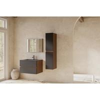 Element Ispod Umivaonika Easy - boje oraha/crna, Moderno, drvni materijal (80/51/46cm)