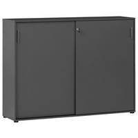 Aktenschrank Raumteiler 1600ST Anthrazit 160x119,4x41cm - Anthrazit, MODERN, Holzwerkstoff (160/119,4/41cm) - MID.YOU