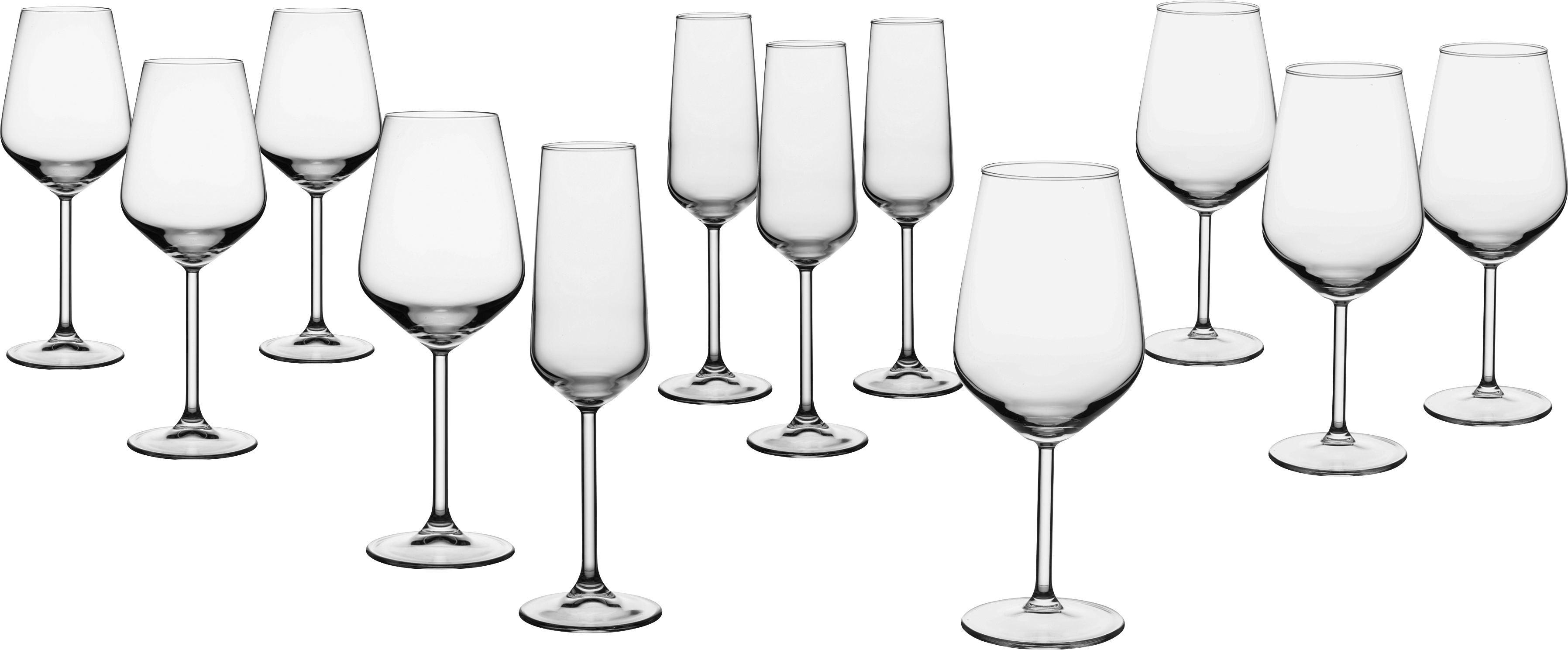 Gläserset Betty, 12-teilig - Klar, Glas - Mömax modern living