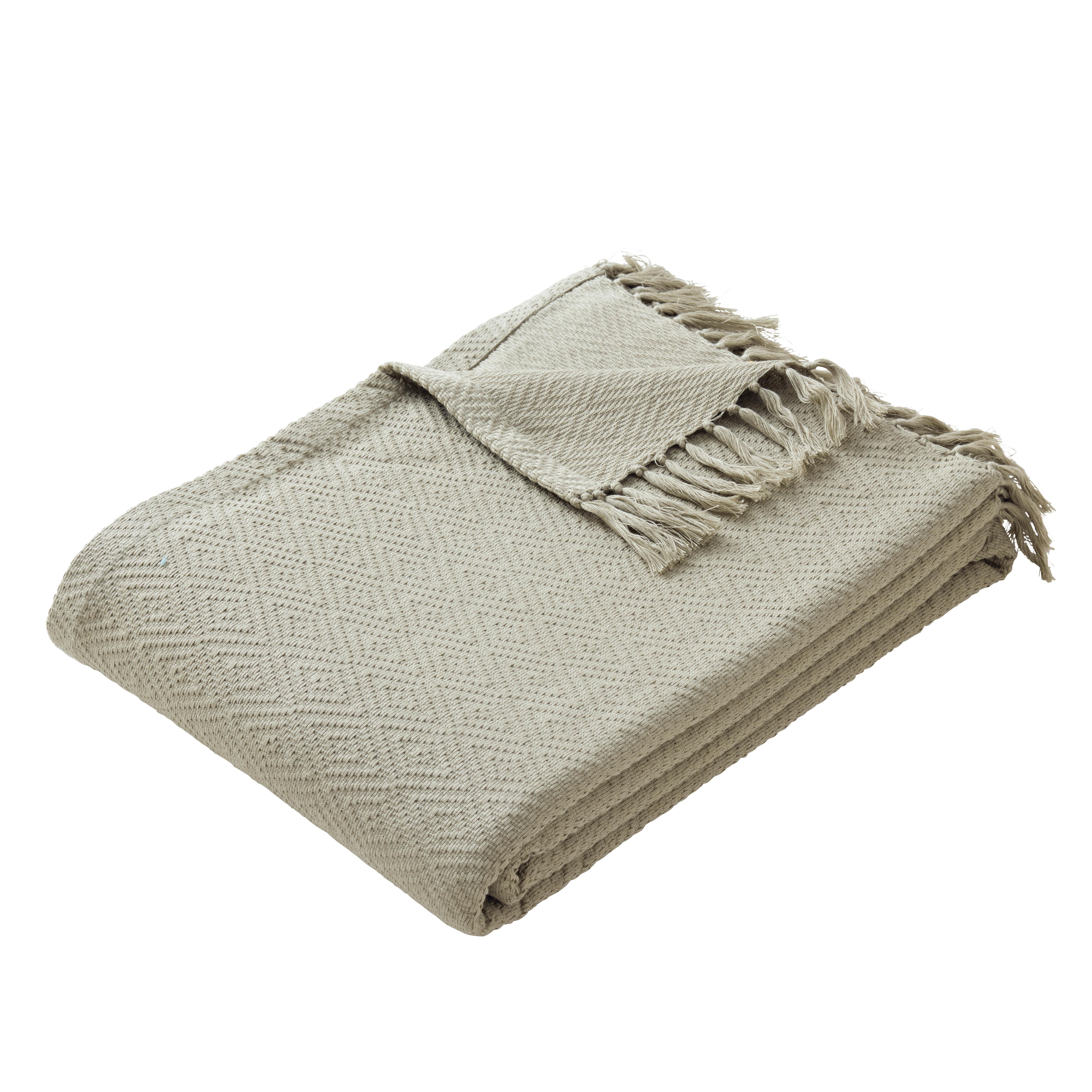 Tagesdecke Frieda Schilfgrün ca. 130x180cm - Schilfgrün, LIFESTYLE, Textil (130/180cm) - Modern Living