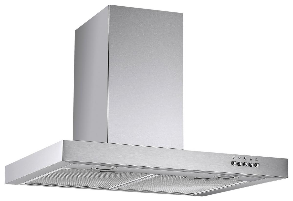 Kuhinjska Napa Enna, 60cm - barve nerjavečega jekla, Trend, kovina/steklo (60/48-86/50cm) - Respekta