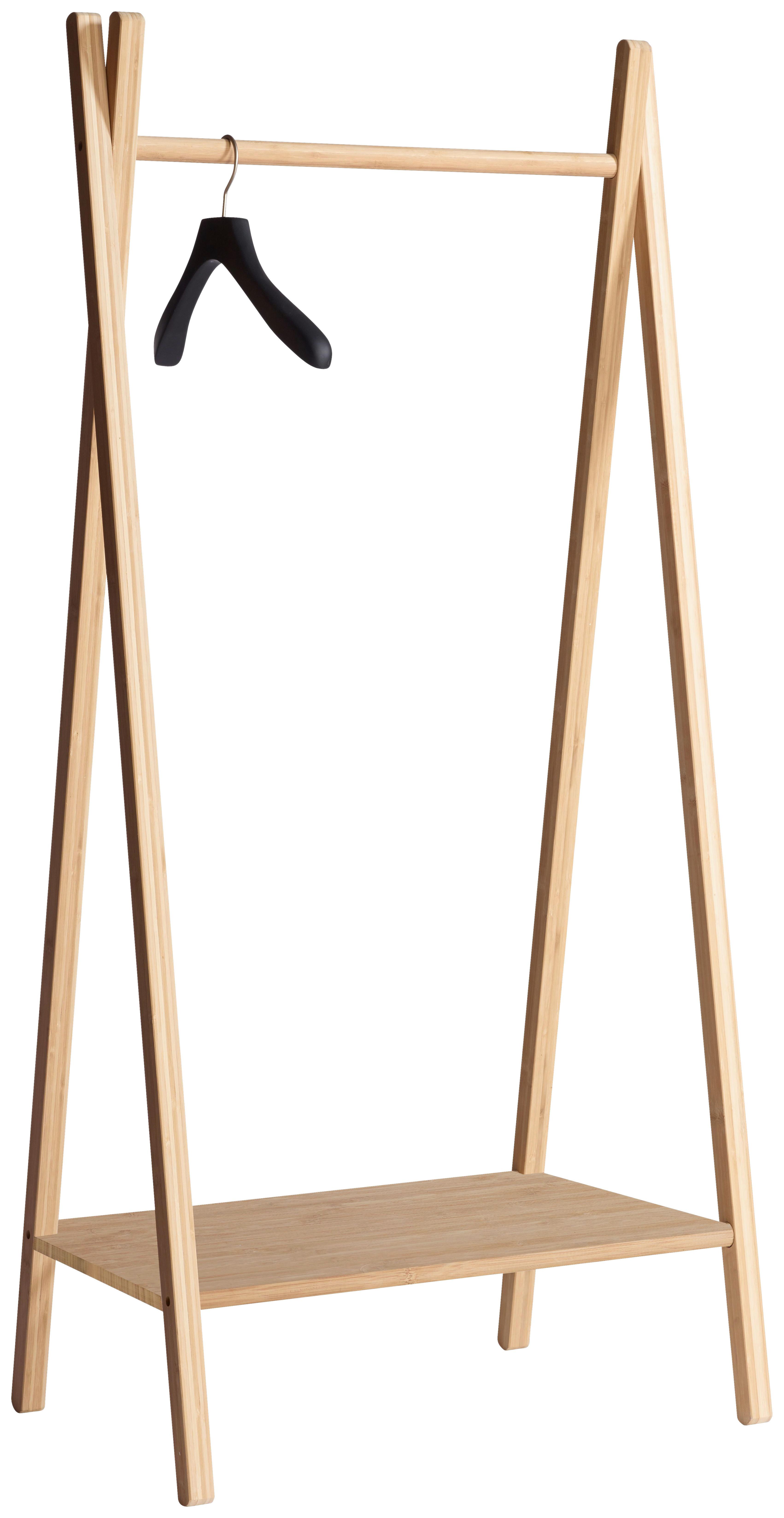 KLEIDERSTÄNDER NOBLE 5167002 - Naturfarben, ROMANTIK / LANDHAUS, Holz (74/180/50cm) - MID.YOU