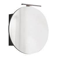 Spiegelschrank Venezia in Schwarz - Schwarz, LIFESTYLE, Glas/Holzwerkstoff (65/65/25cm) - Mömax