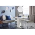 Sitzbank in Hellgrau - Chromfarben/Hellgrau, Design, Textil/Metall (161/90/62cm) - Modern Living Sitzbank in Hellgrau - Chromfarben/Hellgrau, Design, Textil/Metall (161/90/62cm) - Modern Living