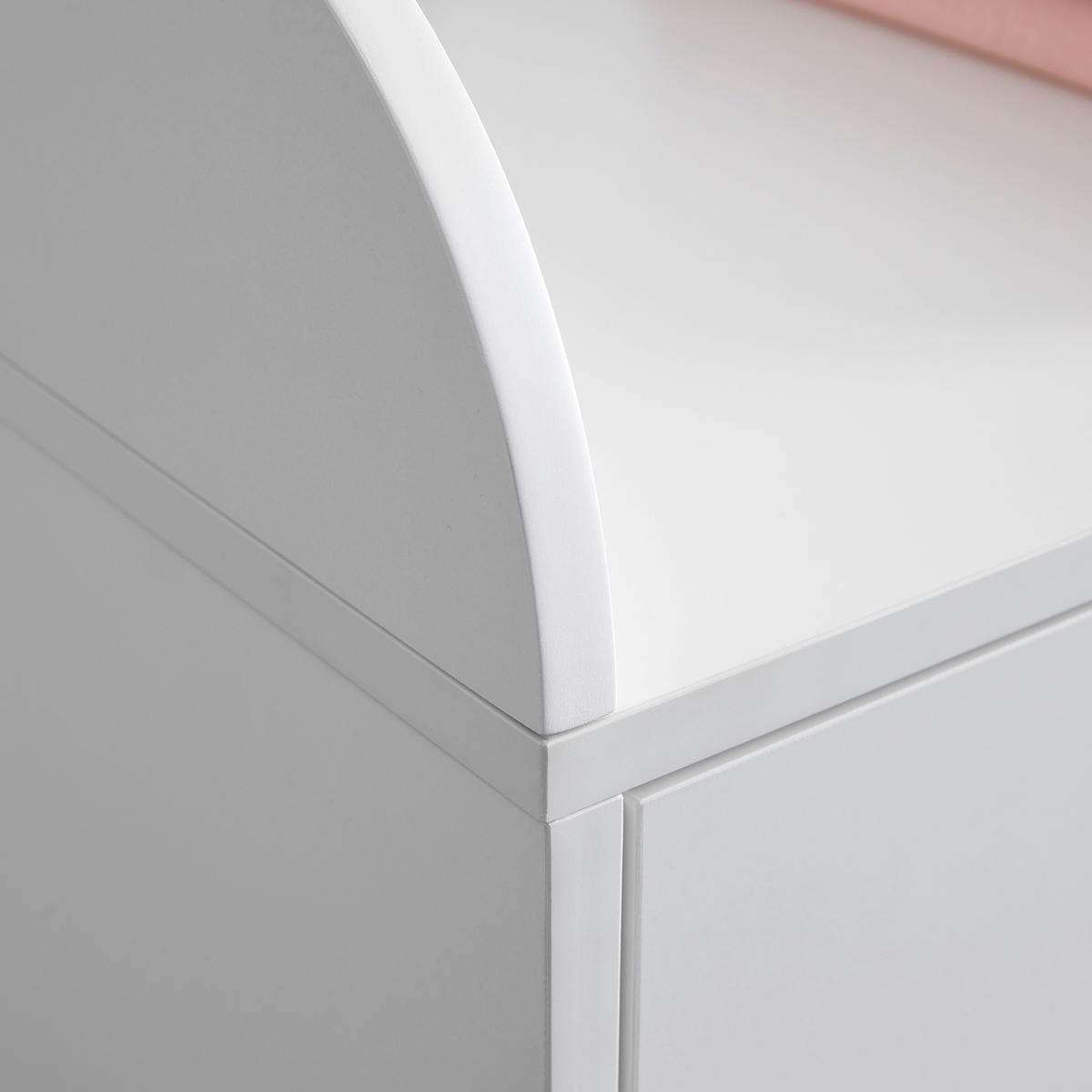 Wickelkommode Milan Weiß MDF - Weiß, MODERN, Holz (109,4/109,5/76cm) - Bessagi Kids