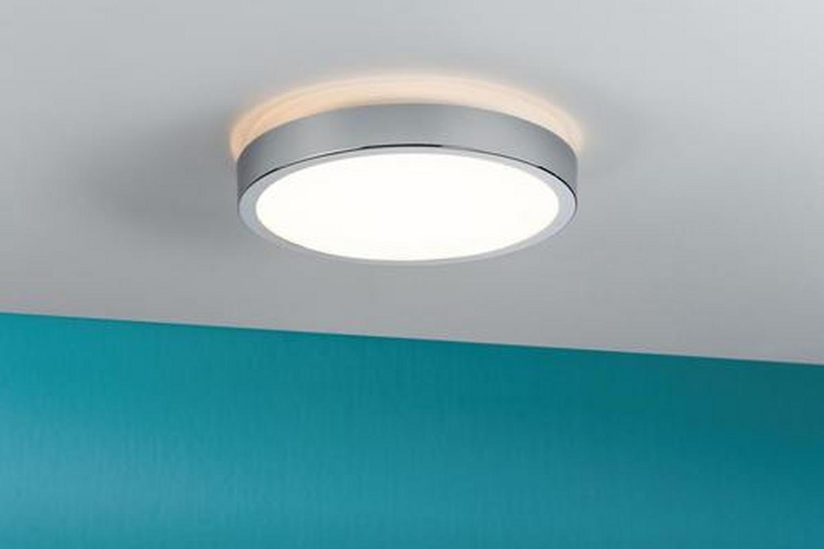 Badezimmer-Deckenleuchte Aviar in Chromfarben max. 20 Watt - Chromfarben, Design, Kunststoff (30/6,2cm) - Paulmann