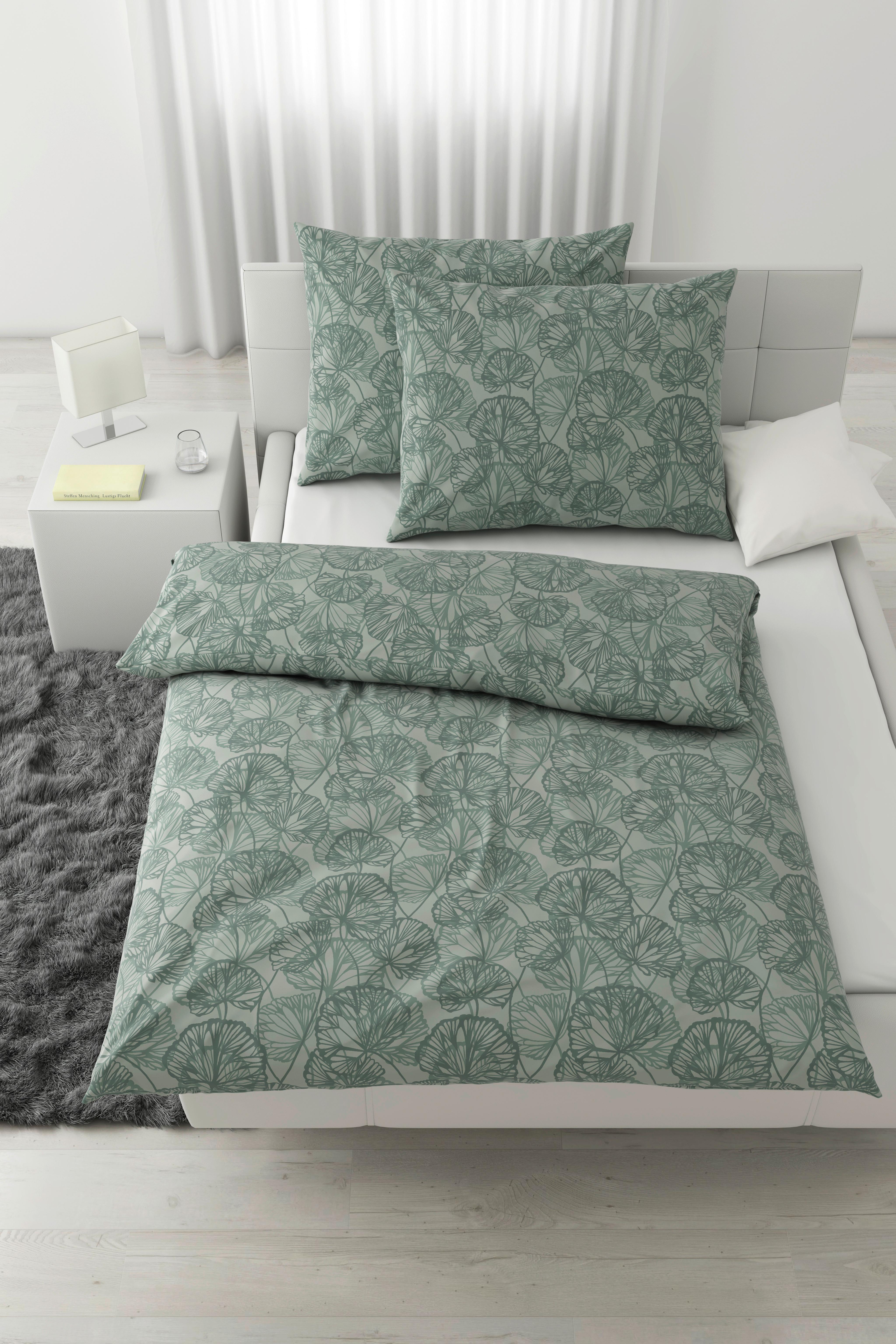 Posteljnina Ethens - zelena, tekstil (200/200cm) - Modern Living