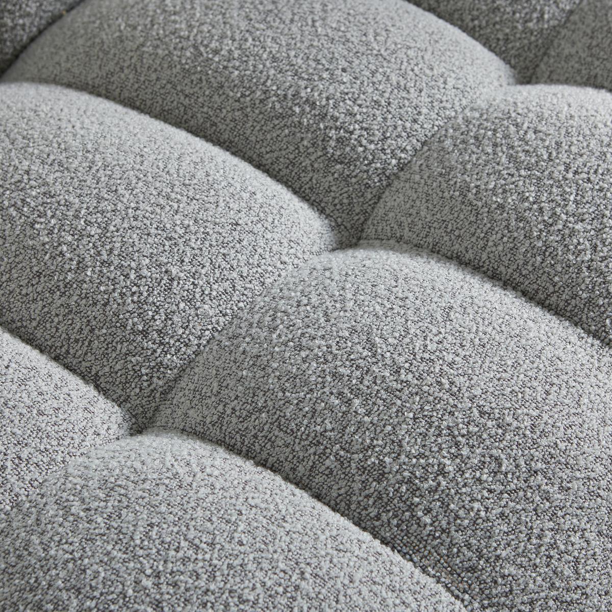 Sofa Ena Grau Webstoff - Schwarz/Grau, MODERN, Holz/Textil (210/75/96cm) - Bessagi Home
