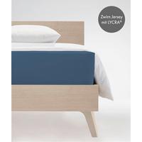 Boxspring-fixleintuch Q 4000 170 - Blau, Basics, Textil (90-100/200-210cm) - Fleuresse