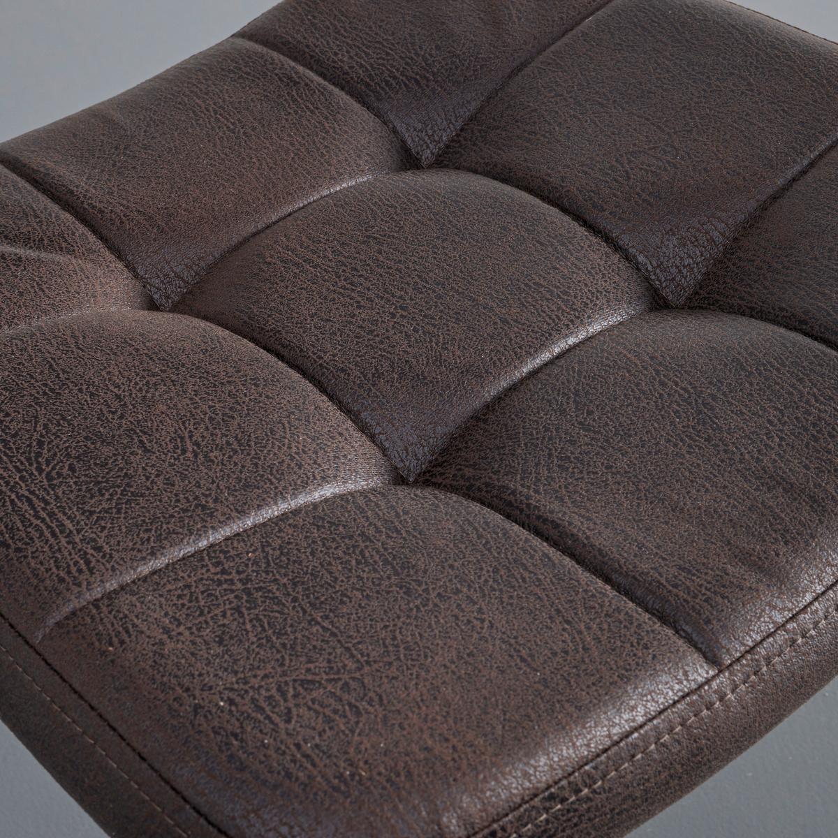 Stuhl 2er-Set Valentin Taupe gepolstert - Taupe/Schwarz, MODERN, Holz/Textil (44/80/59cm) - Bessagi Home