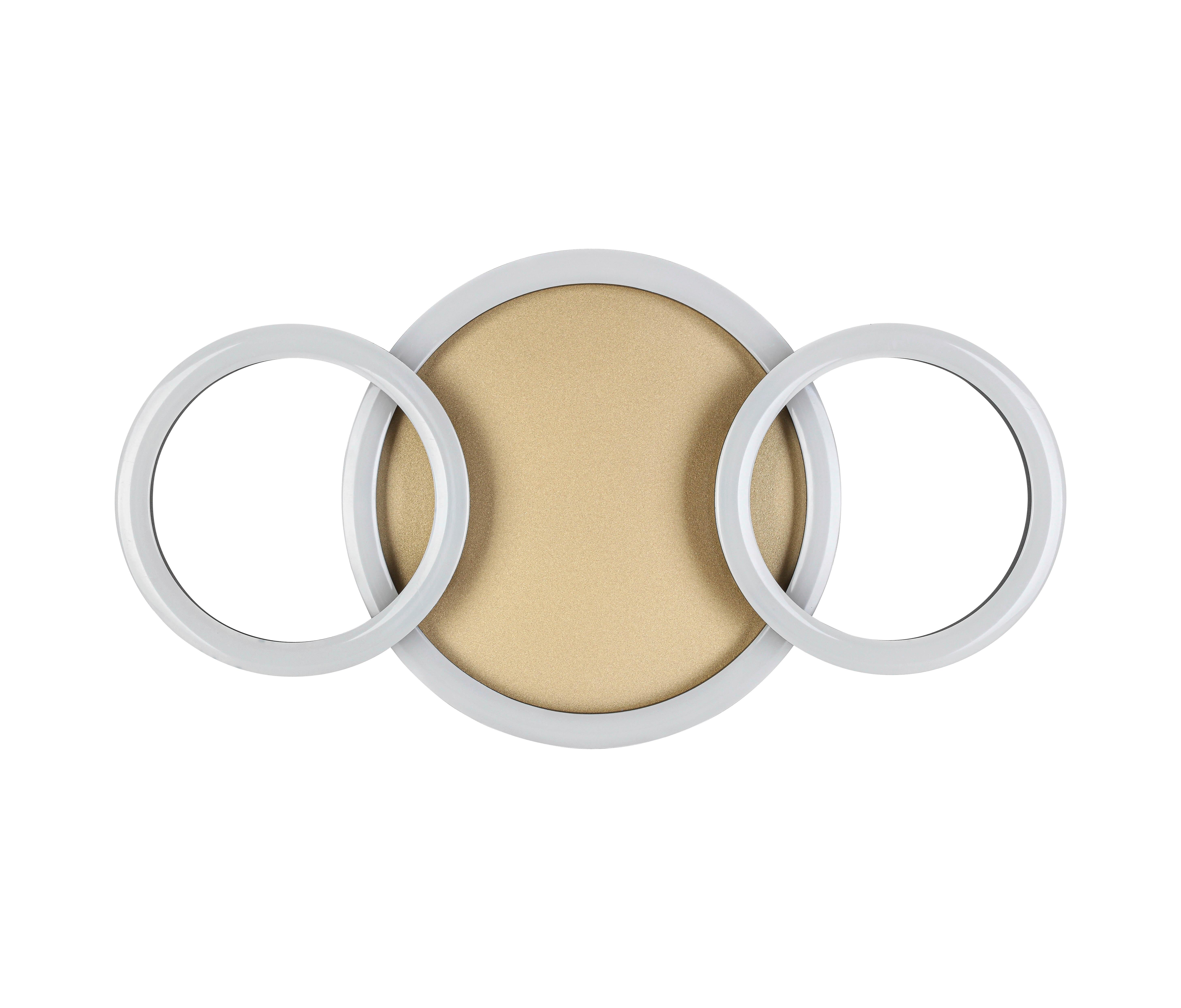 Stropna Led-svetilka Numim - črna/barve kapučina, Moderno, kovina/umetna masa (43/23/5cm) - Mömax