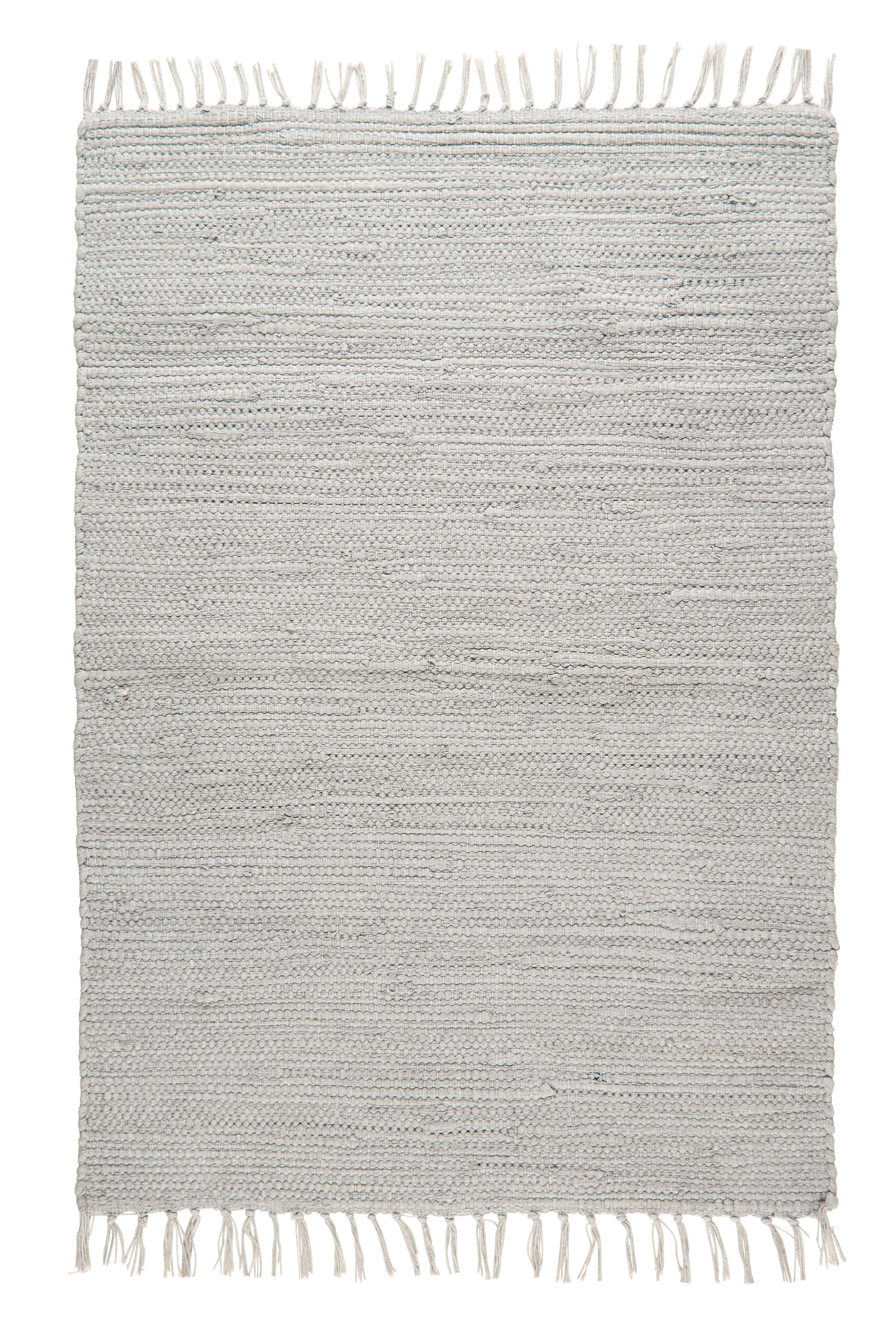 Fleckerlteppich Julia in Grau ca. 60x90cm - Grau, Romantik / Landhaus, Textil (60/90cm) - Modern Living