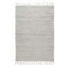 Fleckerlteppich Julia in Grau ca. 60x90cm - Grau, Romantik / Landhaus, Textil (60/90cm) - Modern Living