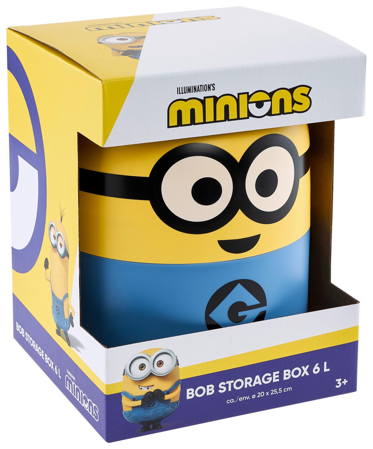 Škatla Za Shranjevanje Minions - Bob - Ca. 6l - rumena, Konvencionalno, umetna masa (20/25.5cm)