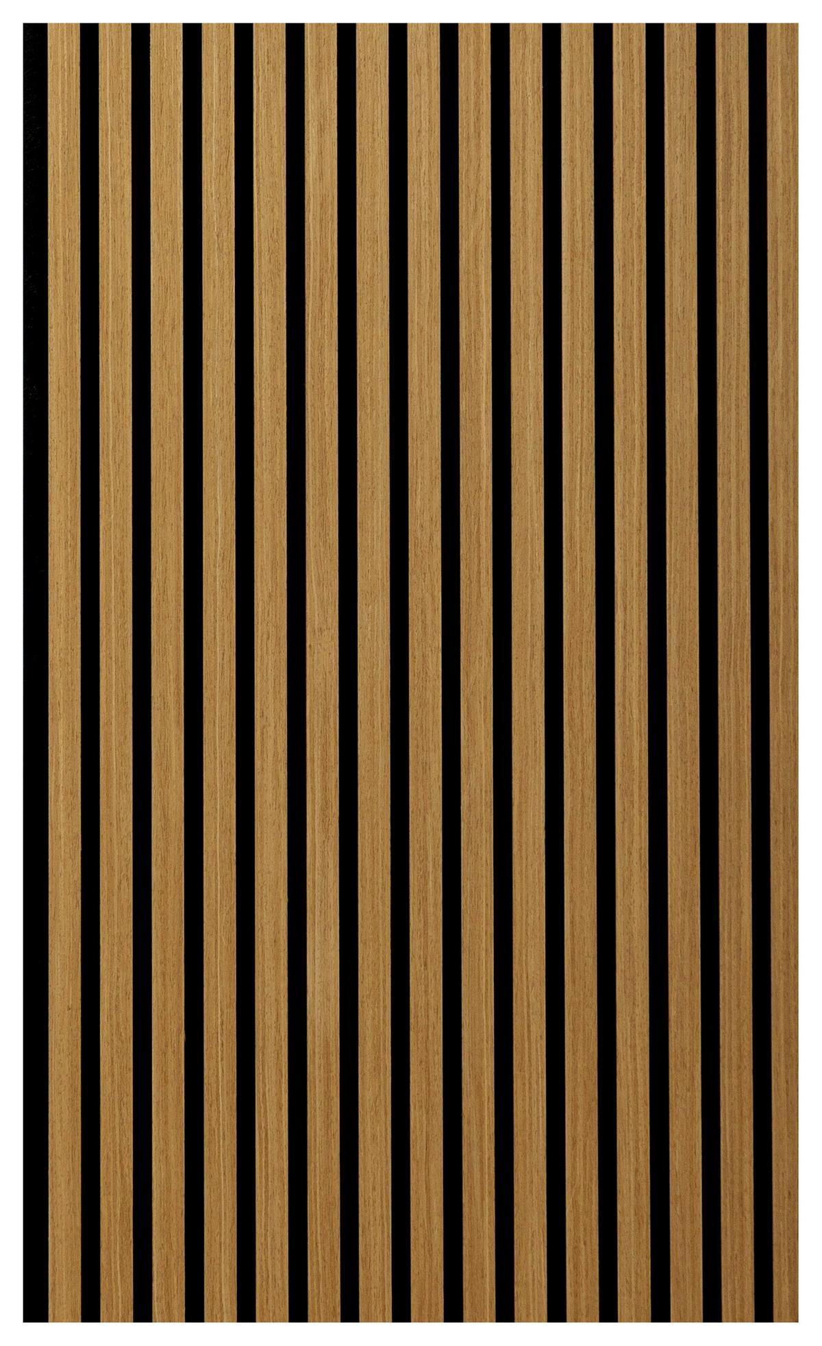 Akustikpaneel Eiche - Eichefarben, Basics, Holz/Holzwerkstoff (56/120/1.8cm) - Novel