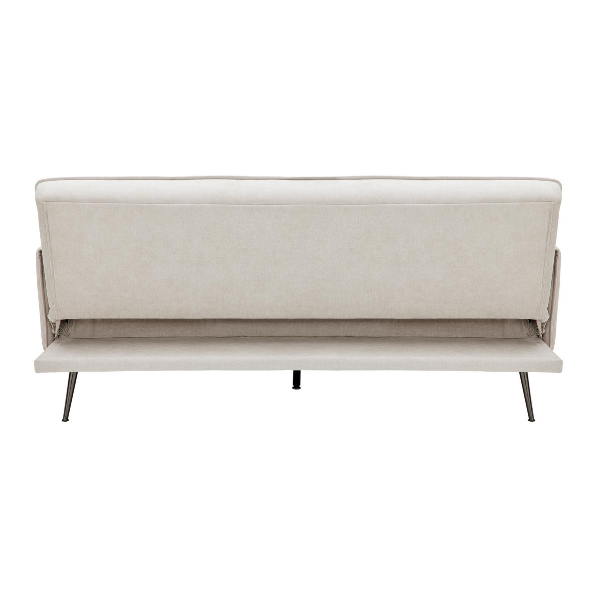 Canapea extensibila LANA - bej, Modern, lemn/textil (193/117/25,5cm) - Bessagi Home