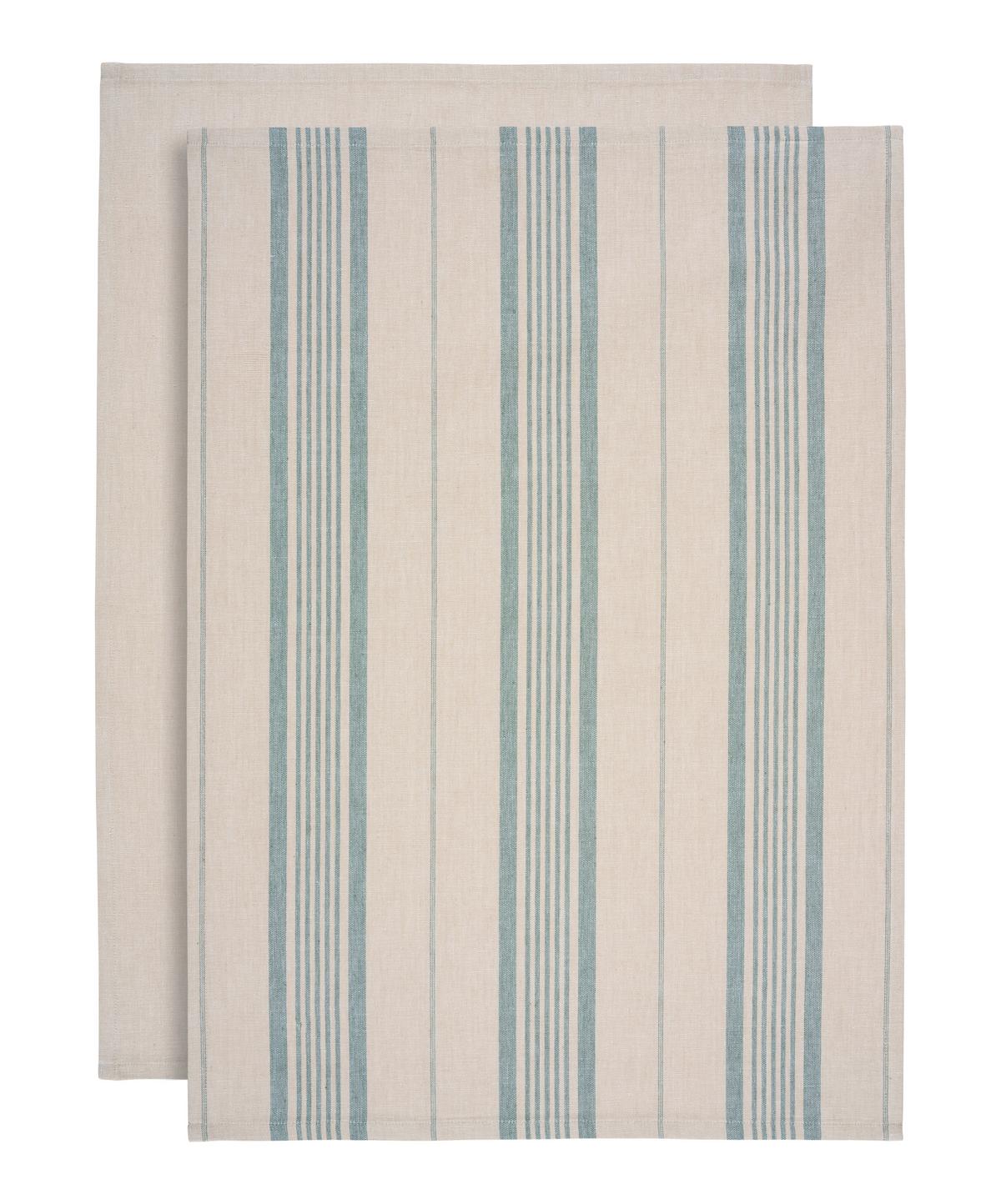 Set prosoape de vase 2/1 HENRY - verde salvie/bej, Modern, textil (50/70cm) - Modern Living