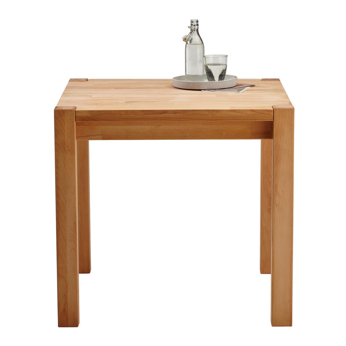 STÓŁ DO JADALNI TINA - kolor bukowy/buk twardzielowy, Lifestyle, drewno (80/80/75cm) - Carryhome