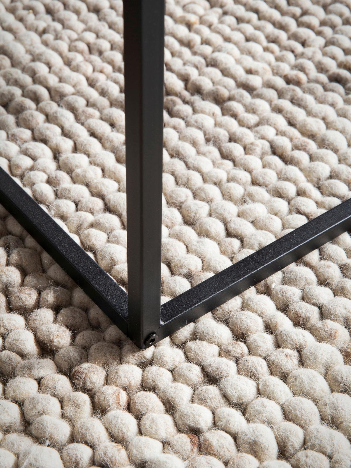 COUCHTISCH WL6.920 - Schwarz, Design, Holzwerkstoff/Metall (120/60/38cm) - Livetastic