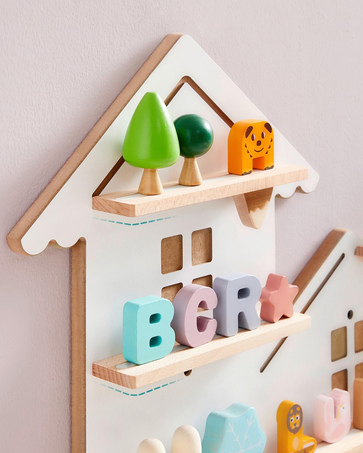 Kinderregal in Weiß MDF ca. 55,8x60x18 cm - Weiß, MODERN, Holz/Holzwerkstoff (55,8/60/18cm) - MID.YOU
