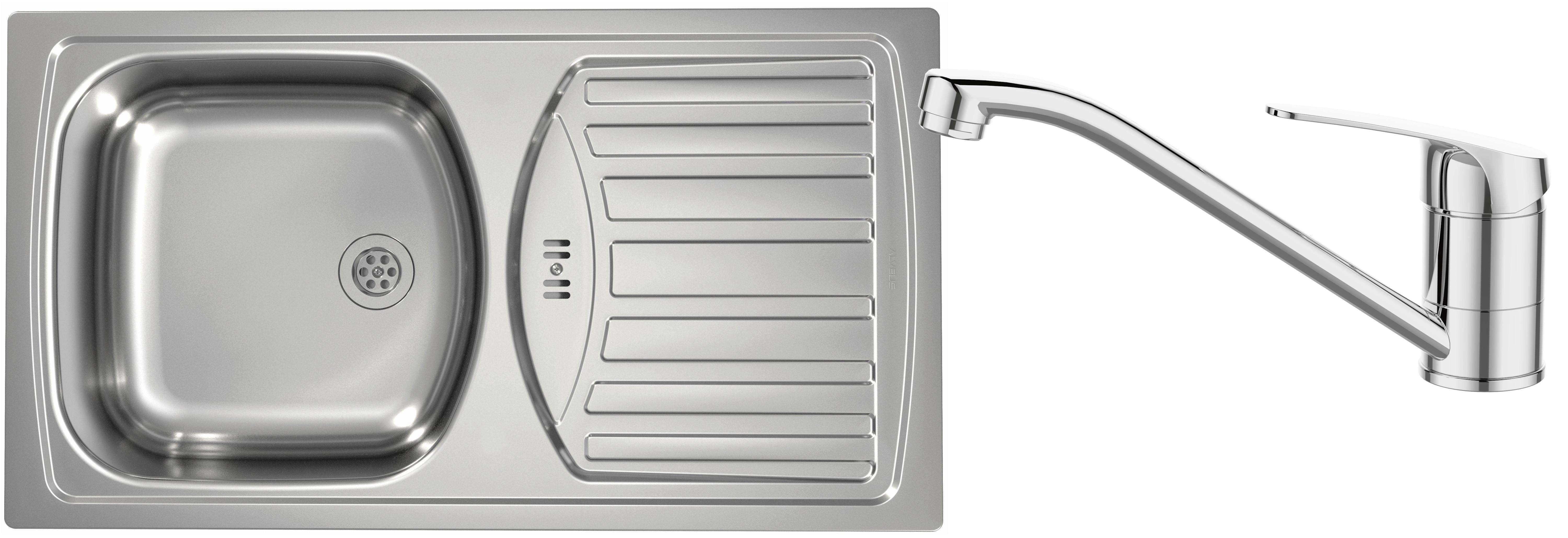 Set Sudopera I Slavine Basic 150 + Carmen - boje kroma, Konvencionalno, metal (78/43,5cm)