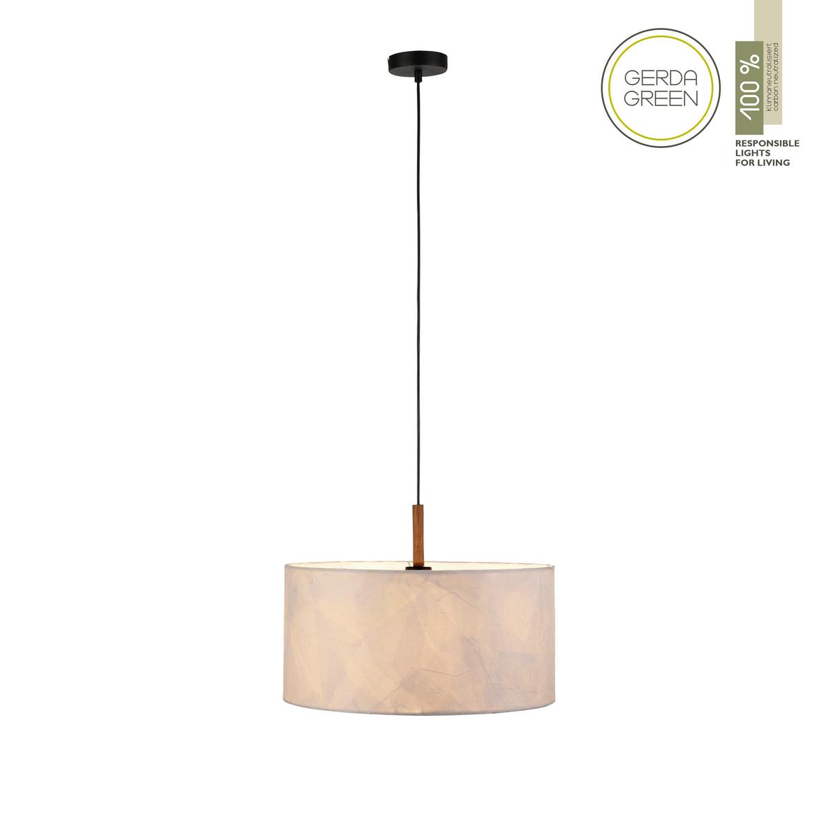 LAMPA WISZĄCA 14181-16 GREEN SOFIE - biały, Natur, tworzywo sztuczne/papier (44/44/140cm)