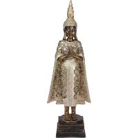 Buddha Szobor Buddha - aranyszínű, műanyag (15/10/45cm)