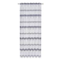 Draperie gata confecționată DIANE - alb/antracit, Romantik / Landhaus, textil (140/245cm) - Modern Living