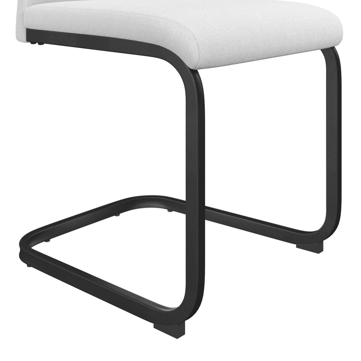 Nihajni Stol Maya - črna/bež, Trend, kovina/tekstil (58/98/43cm)