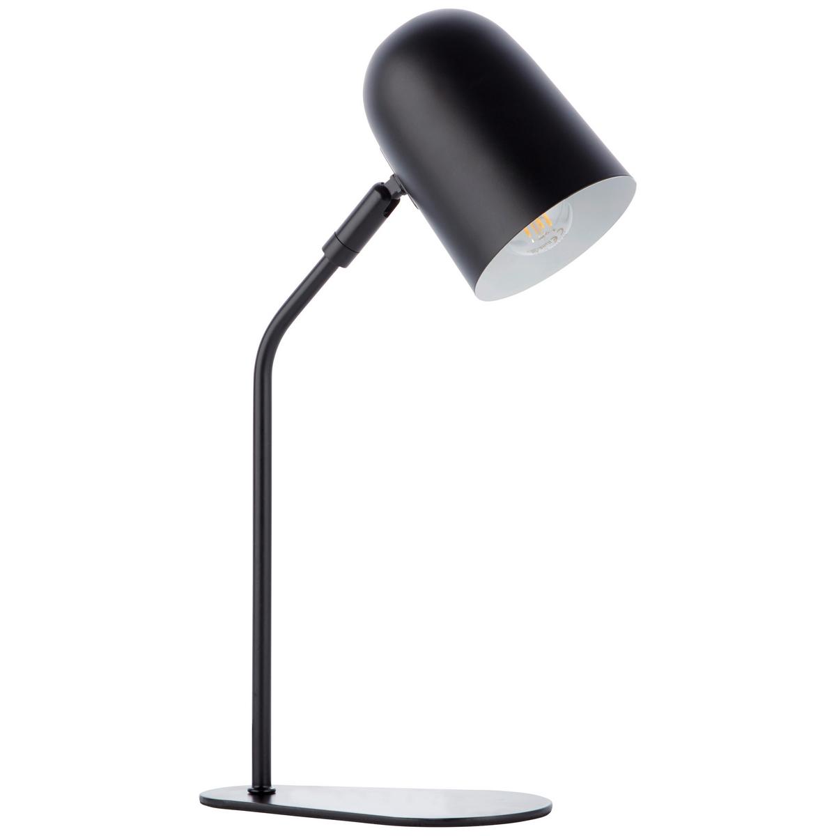 Tischleuchte Tong Schwarz max. 25 Watt - Schwarz, Design, Metall (38/10/21,7cm) - Brilliant