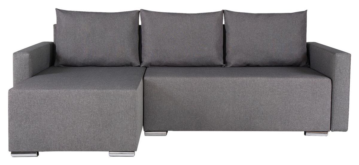Kutna Garnitura Lena S - siva/srebrne boje, Moderno (212/129cm) - Best Price