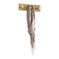 Wandgarderobe Polar 3 Eichefarben/Kaschmir - Kaschmir/Eichefarben, Modern, Holzwerkstoff/Metall (35/9/4cm) - Mömax