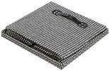 Škatla S Pokrovom Foldable - črna/bela, papir/umetna masa (29,5/28/30cm) - Modern Living
