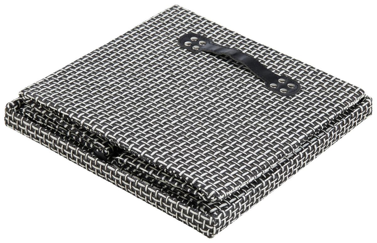 Összehajtható Doboz Foldable - fekete/fehér, műanyag/karton (29,5/28/30cm) - Mömax