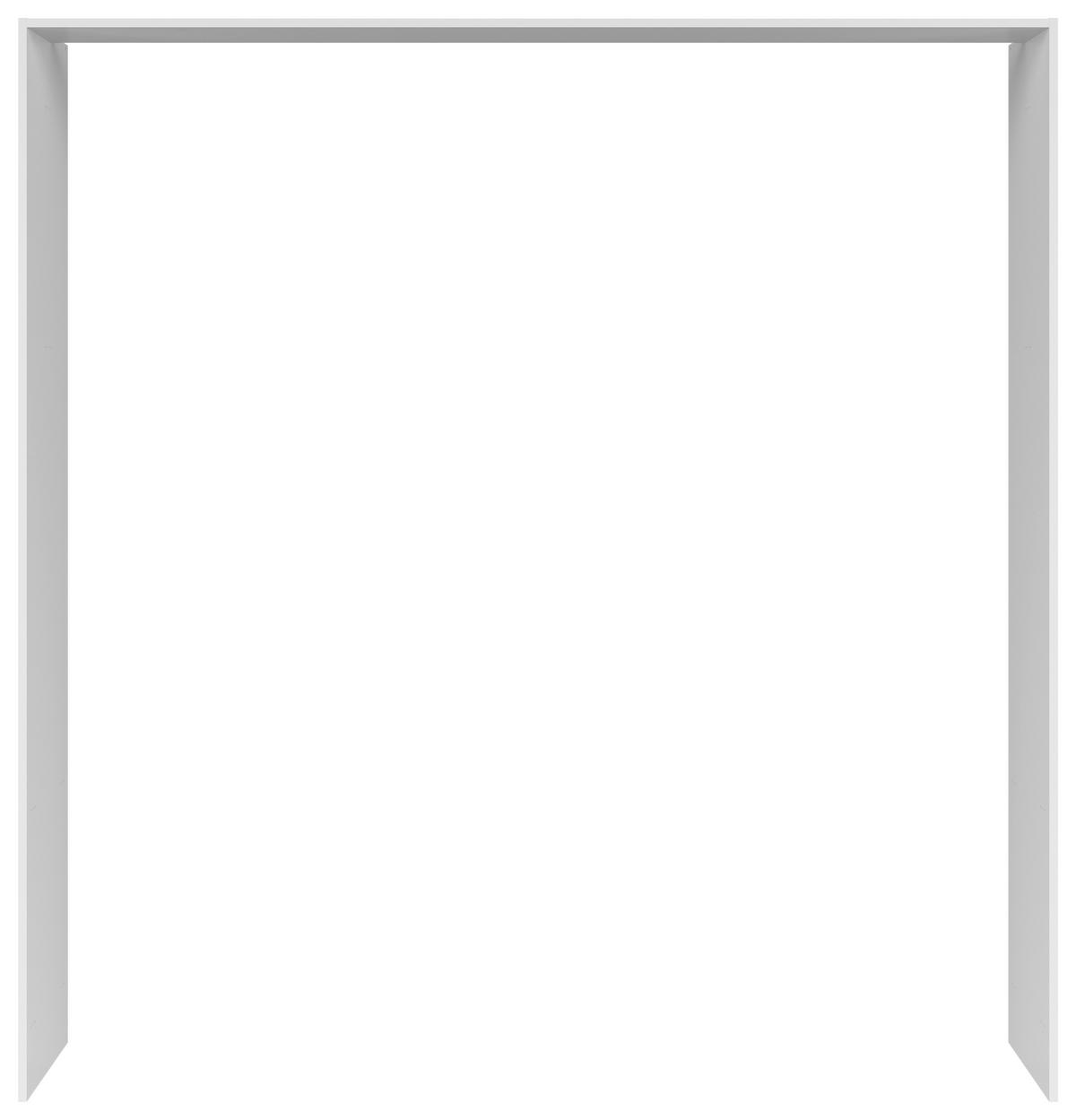 Passepartoutrahmen Paspt Weiss - Weiß, Basics, Holzwerkstoff (213,7/222,7/58,5cm) - Visiona