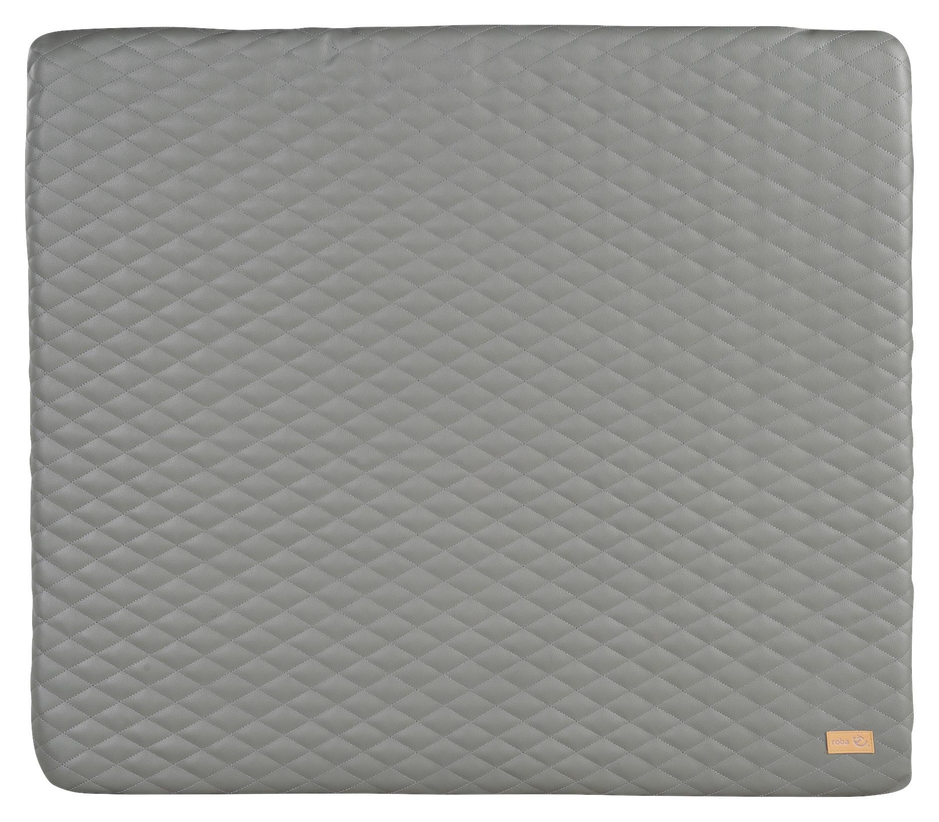 Wickelauflage Luxe Grau ca. 85x75cm - Grau, KONVENTIONELL, Textil (85/4/75cm) - Roba